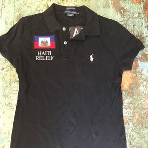 Black Ralph Lauren polo shirt